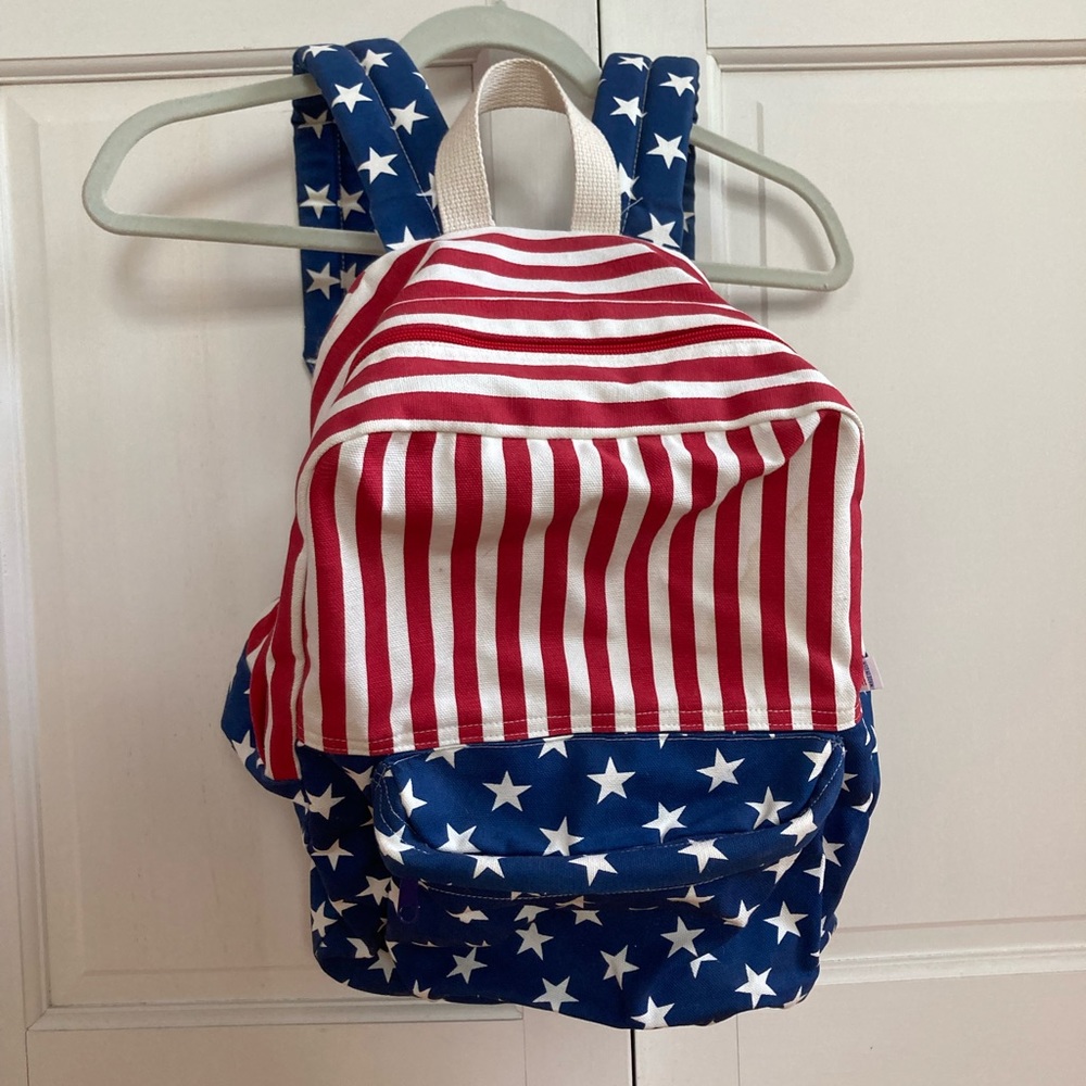 American Apparel USA stars and stripes backpack